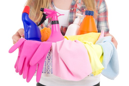 Local cleaning professional working in a Crystal Palace flat