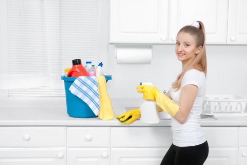 Preparing a commercial property in Crystal Palace for carpet cleaning