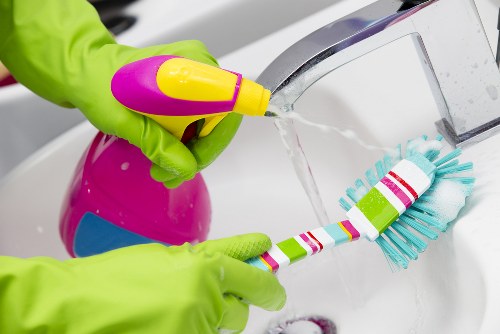 Deep cleaning of a kitchen during one off cleaning in Crystal Palace