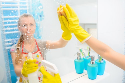 Bathroom domestic cleaning in Crystalpalace showing hygienic fresh finish