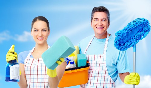 Vacuuming and dusting during Crystalpalace house cleaning